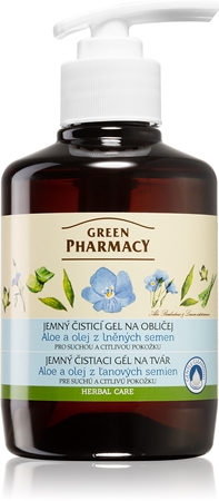 Green Pharmacy Face Care Aloe Mild rengörande gel för känslig och torr hud