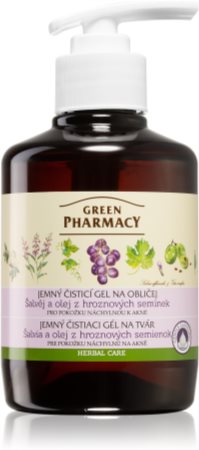 Green Pharmacy Face Care Sage jemný čisticí gel pro pleť se sklonem k podráždění