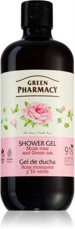 Green Pharmacy Body Care Rose & Green Tea gel doccia delicato