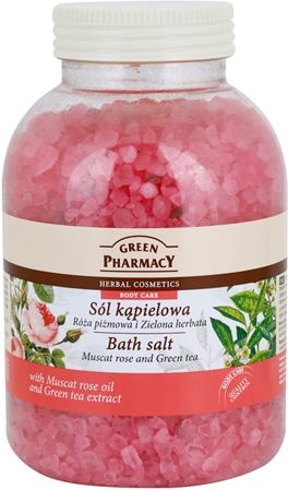 Green Pharmacy Body Care Muscat Rose & Green Tea sůl do koupele