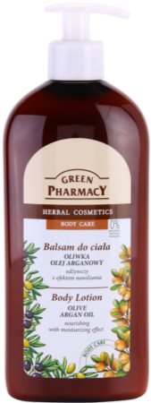 Green Pharmacy Body Care Olive & Argan Oil nährende Body lotion mit feuchtigkeitsspendender Wirkung