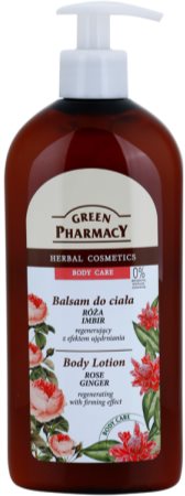 Green Pharmacy Body Care Rose & Ginger lait corporel régénérant effet raffermissant