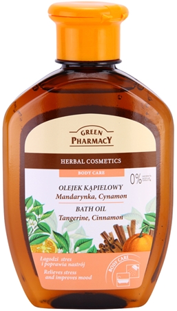 Green Pharmacy Tangerine & Cinnamon Bath Oil huile de bain
