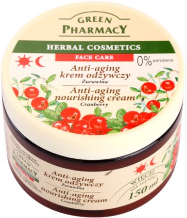 Green Pharmacy Face Care Cranberry crème nourrissante anti-âge