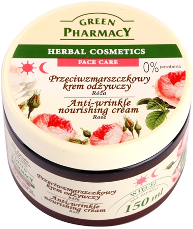 Green Pharmacy Face Care Rose creme antirrugas nutritivo