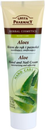 Green Pharmacy Hand Care Aloe Hydraterende en Verstevigende Crème  voor handen en nagels