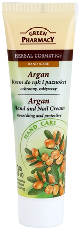 Green Pharmacy Hand Care Argan nährende und schützende Creme für Hände und Fingernägel
