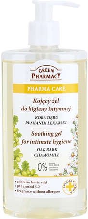 Green Pharmacy Pharma Care Oak Bark Chamomile gel lenitivo per l'igiene intima