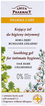 Green Pharmacy Oak Gel for Intimate Hygiene gel lenitivo per l'igiene intima
