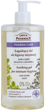 Green Pharmacy Pharma Care Oak Bark Sage Kalmerende Gel voor Intieme Hygiëne