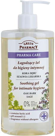 Green Pharmacy Oak Gel for Intimate Hygiene gel lenitivo per l'igiene intima