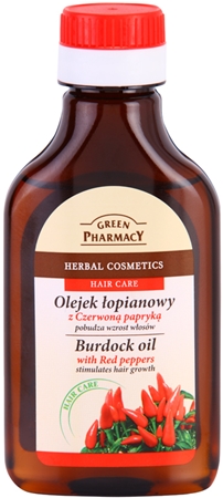Green Pharmacy Hair Care Red Peppers Klettenöl zur Stimulation des Haarwachstums