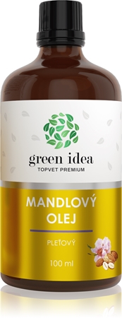 Green Idea Mandlový olej pleťový olej lisovaný za studena