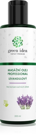Green Idea Masážní olej Levandulový masážní olej