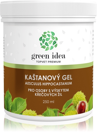Green Idea Kaštanový gel masážní gel na žíly a cévy