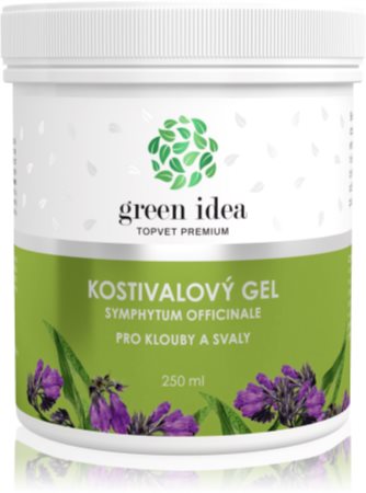 Green Idea  Topvet Premium Kostivalový gel żel do masażu do mięśni i stawów