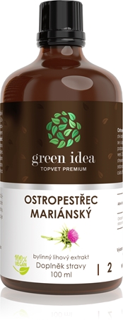 Green Idea Pestrec mariánsky bylinný liehový extrakt