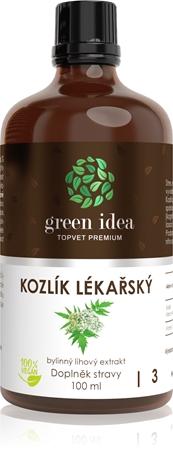 Green Idea Valeriána lekárska bylinná tinktúra pre pokojný spánok