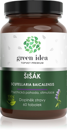 Green Idea Šišák bajkalský tobolky pro normální činnost nervové soustavy