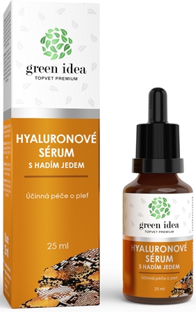 Green Idea Hyaluronové sérum s hadím jedem pleťové sérum pro zralou pleť