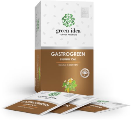 Green Idea  Topvet Premium Gastrogreen bylinný čaj pro podporu trávení