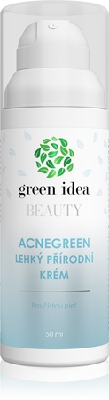 Green Idea Beauty Acnegreen creme leve para uma pele limpa e saudável