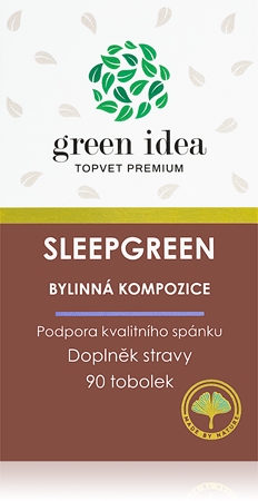 Green Idea Sleepgreen tobolky pri ťažkostiach so spánkom a zaspávaním