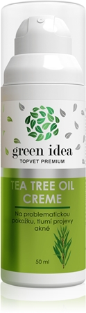 Green Idea Teebaum-Öl-Creme regenerierende Tagescreme für problematische Haut, Akne
