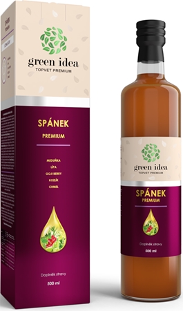 Green Idea Spánek Premium bylinný sirup pro klidný spánek