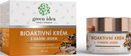 Green Idea  Bioactive cream with snake venom glättende und festigende Pflege