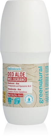 Greenatural Deodorant Roll-On Pomegranate dezodor ásványokkal hialuronsavval