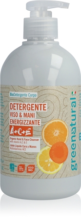 Greenatural Liquid Soap folyékony szappan vitaminokkal A, C, E