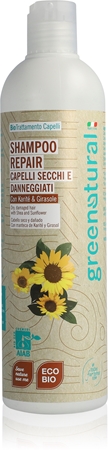 Greenatural Shampoo Repair regeneráló sampon száraz és sérült hajra