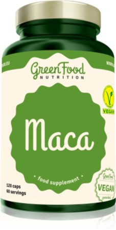 GreenFood Nutrition Maca kapsle prostata, potence, vitalita