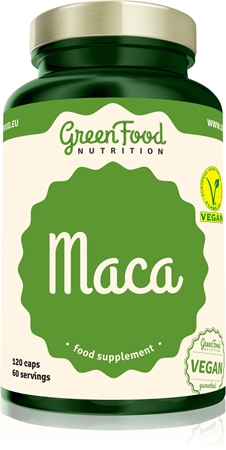 GreenFood Nutrition Maca kapsle prostata, potence, vitalita