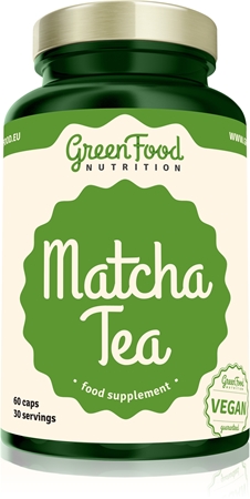 GreenFood Nutrition Matcha Tea podpora koncentrace a duševního výkonu
