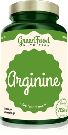 GreenFood Nutrition Arginine regenerace a růst svalů