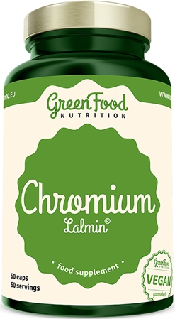 GreenFood Nutrition Chromium Lalmin® kapsle pro udržení normální hladiny cukru v krvi