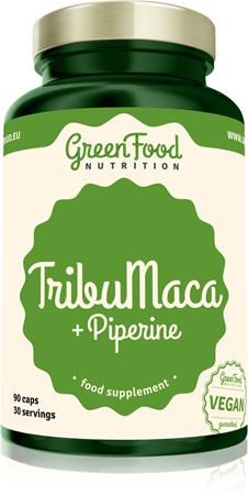 GreenFood Nutrition TribuMaca kapsle pro zdravou prostatu a podporu potence