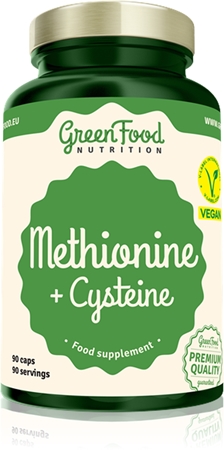 GreenFood Nutrition Methionine + Cysteine Kapseln für schöne Haare, Haut und Nägel