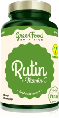 GreenFood Nutrition Rutin kapsle pro normální funkci srdce a cév