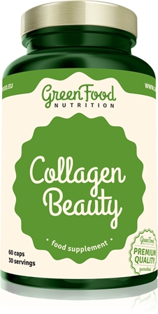 GreenFood Nutrition Collagen Beauty kapsle pro krásné vlasy, pleť a nehty