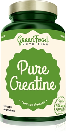 GreenFood Nutrition Pure Creatine podpora sportovního výkonu