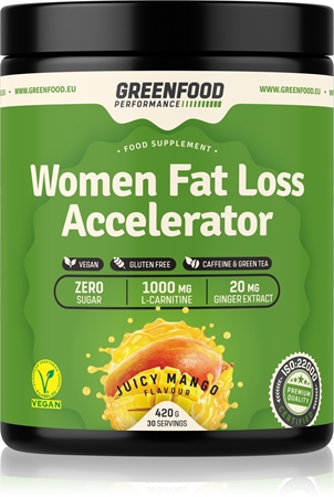 GreenFood Nutrition Performance Women Fat Loss Accelerator Fatburner