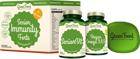 GreenFood Nutrition Senior Immunity Forte darčeková sada na posilnenie imunity