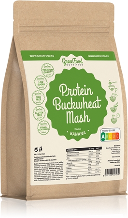 GreenFood Nutrition Protein Buckwheat Mash pohanková kaše s proteinem