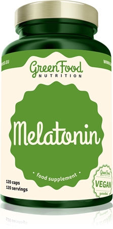 GreenFood Nutrition Melatonin kapsułki na poprawę snu i regeneracji