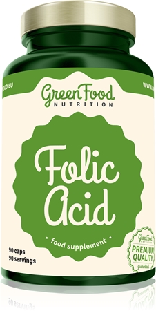 GreenFood Nutrition Folic Acid kapsułki z kwasem foliowym