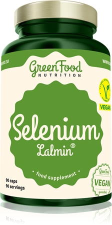 GreenFood Nutrition Selenium Lalmin® kapsułki dla prawidłowego funkcjonowania organizmu i dobrego stanu włosów i paznokci