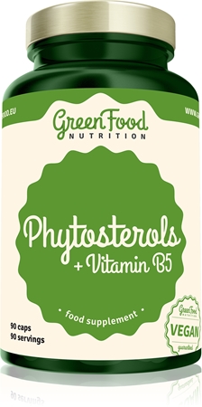 GreenFood Nutrition Phytosterols + Vitamin B5 kapsułki z fitosterolami